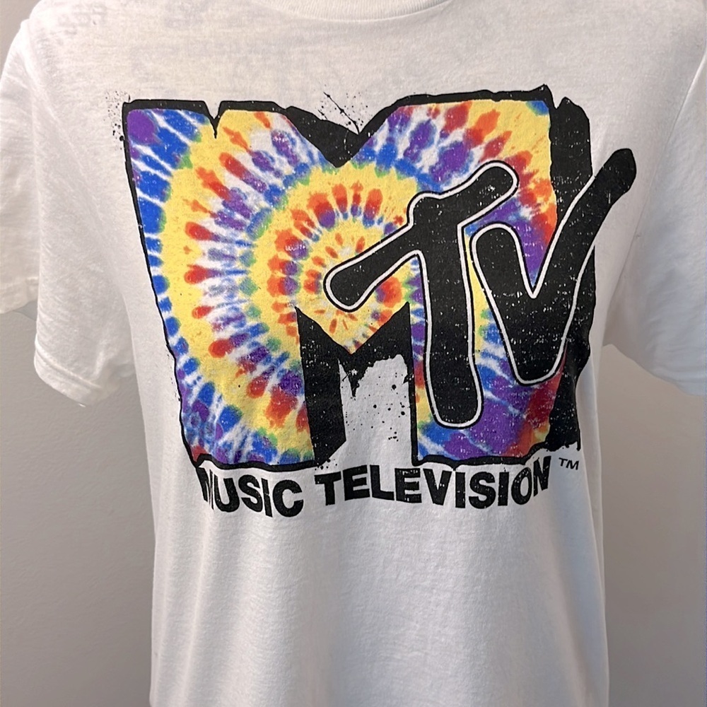 MTV MUSIC TELEVISION TEE SHIRT-SIZE SMALL-UNISEX - Picture 2 of 6